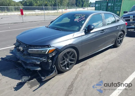 2023 Honda Civic Sport z USA, uszkodzony, nr VIN 2HGFE2F51PH550339